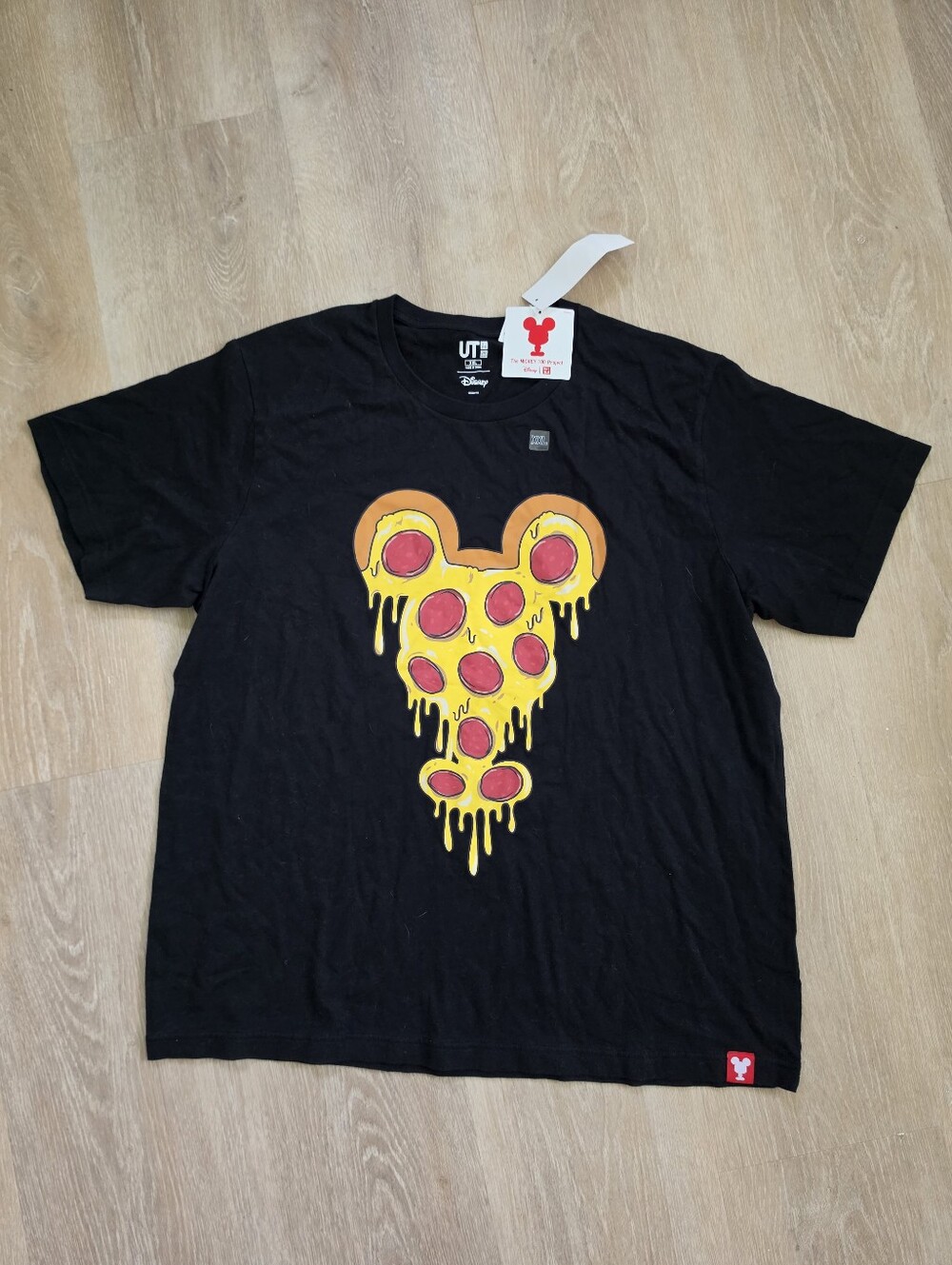 Uniqlo Mickey Pizza 100 Project Shirt Size XXL